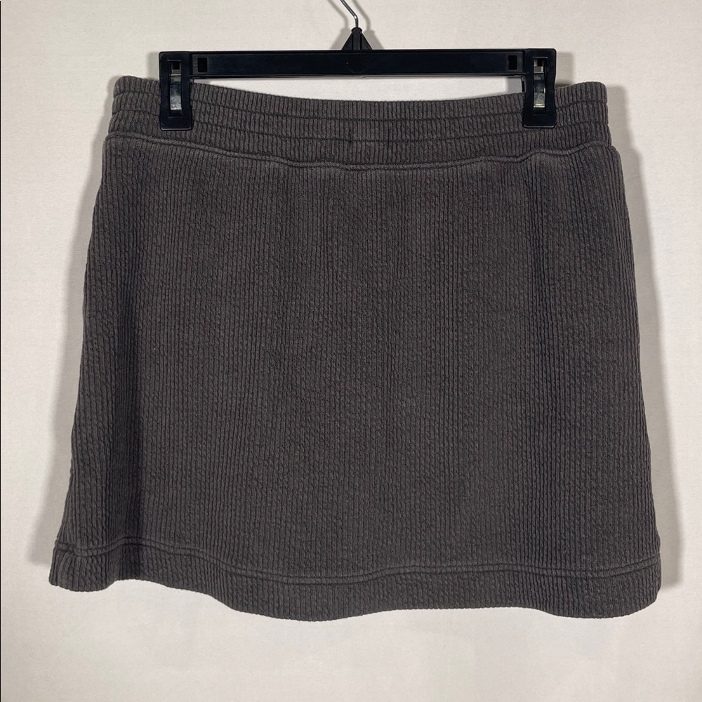 AERIE WOMENS WONDER MINI SKIRT GRAY MEDIUM - Picture 5 of 5